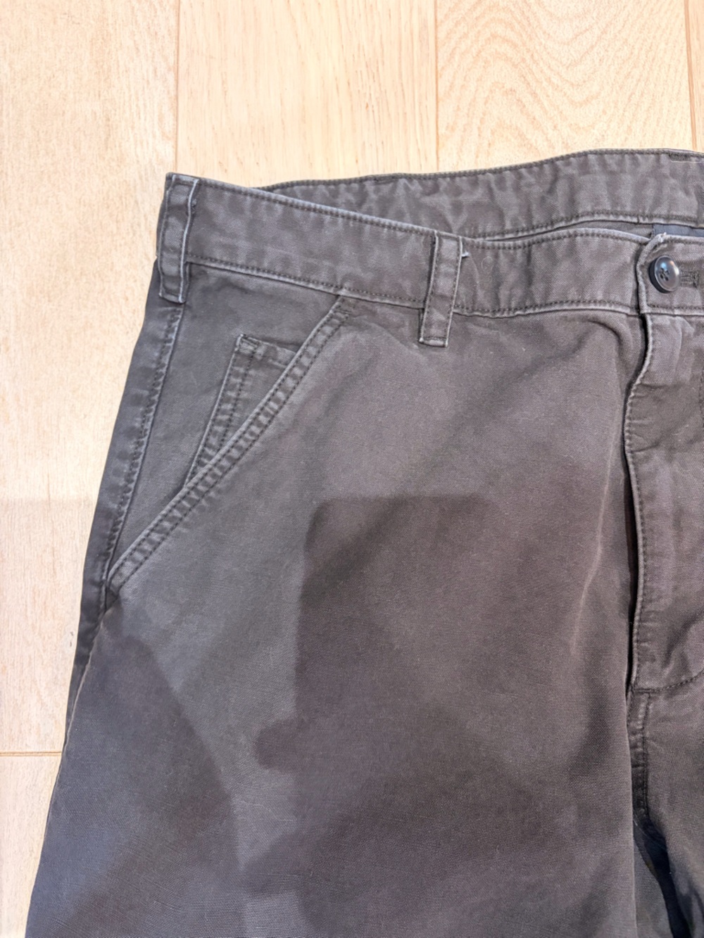 Gap Black Canvas Carpenter Pants Mens size 36/34 - Picture 5 of 5